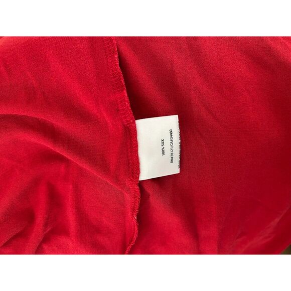 Eileen Fisher Red 100% Silk Sleeveless Tank Top (Size XS) - Picture 4 of 7